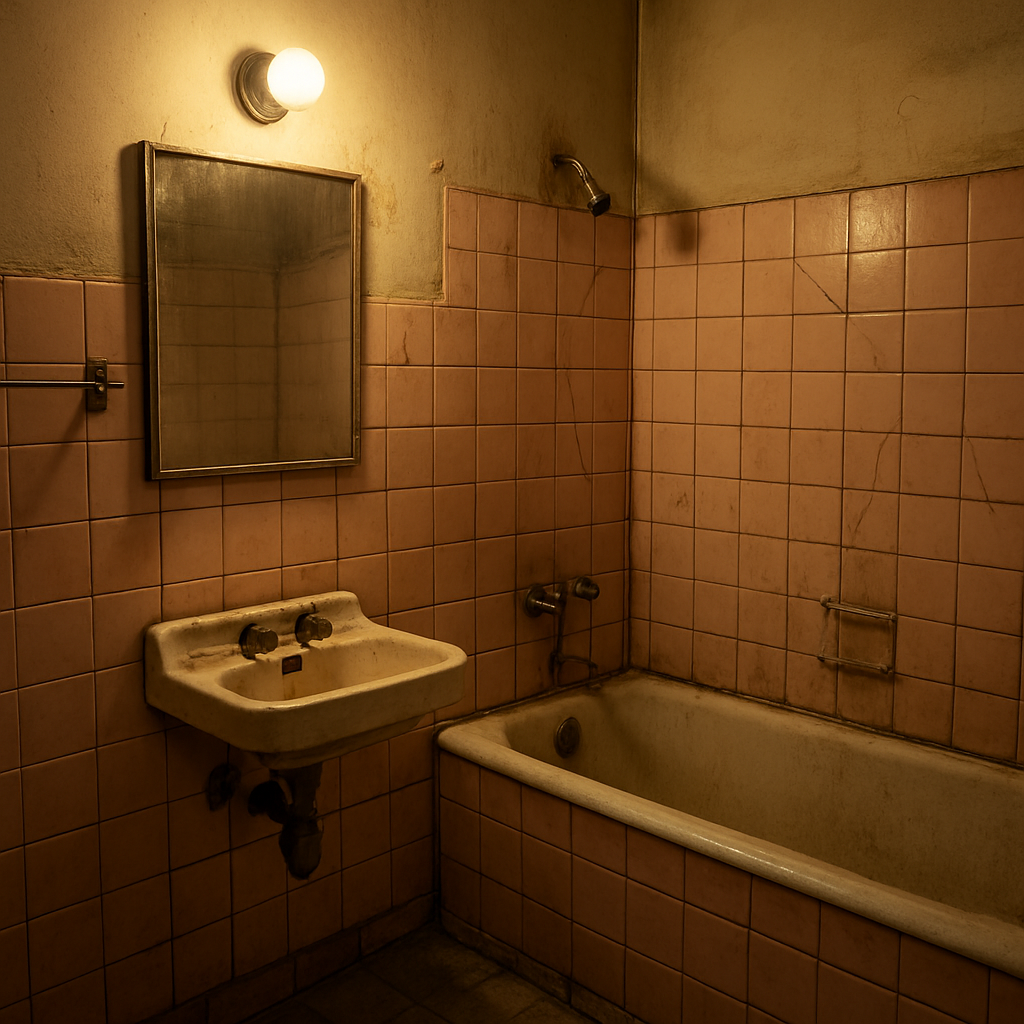 Salle de bain moderne — avant